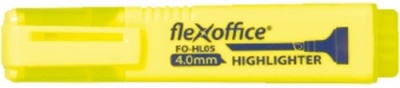 Szövegkiemelő, 1-4 mm, FLEXOFFICE "HL05", sárga